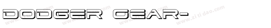 Dodger Gear字体转换